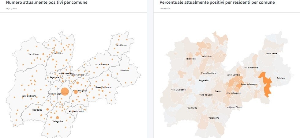 Coronavirus in Trentino, 7 casi a Borgo Valsugana e 3 a Pomarolo